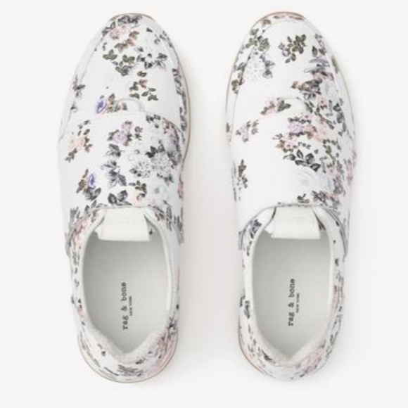 NWOT! Rag & Bone Dylan Floral Print Sneakers - Picture 6 of 8